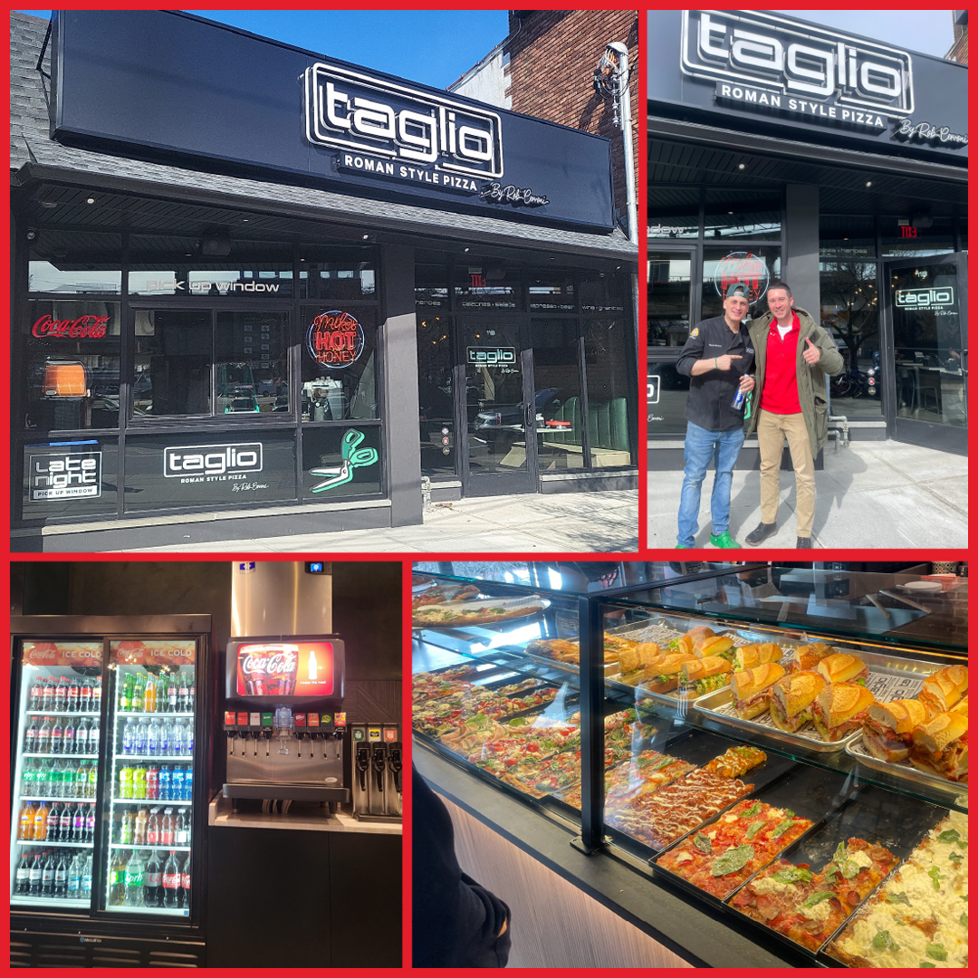 New Location Alert!

#LibertyCocaCola wants to congratulate Rob for opening his newest location, Taglio Pizza in Massapequa Park! Great job Tamer Sezer and the Smithtown team on maintaining our ongoing partnership with #TaglioPizza. Stop by for a slice and an ice-cold #CocaCola.