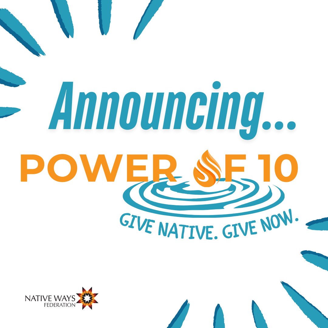 native_ways's tweet image. 🌟 #PowerOf10 is a campaign to urgently support #Nativeled solutions as we face challenges caused by recent federal actions and long-standing philanthropic underfunding. 
👉 #GiveNative #GiveNow
👉 Find your role at NativeWays.org/POWER-OF-TEN