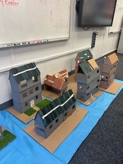 "Ms. Stephen's fifth-graders are in the beginning stages of building the homes of tomorrow! 🏠✨ They’re learning about sustainable living and creating houses with closed circuits and working lights. Stay tuned to see how this project unfolds🌍💚 #Sustainability #FutureLeaders