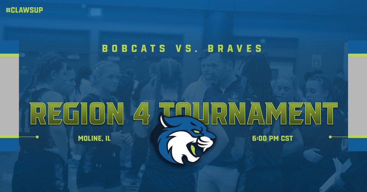 Back to Moline for the opening round of the Region 4 Tournament
 
🆚 Black Hawk College
⏰ 6 PM CT
💻bit.ly/41ki2D3

#ClawsUp