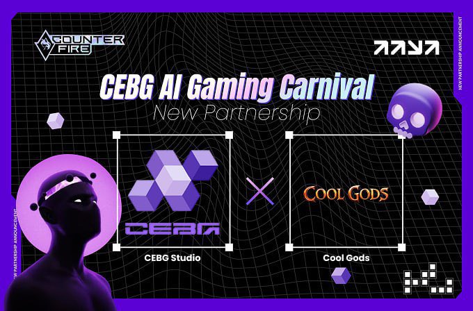 Cool Gods Joins the Ultimate AI Gaming Carnival! 🎮🤖

We’re thrilled to partner with CEBG Studio and 10+ top Web3 projects for an exciting Gleam campaign! 

🎁 This is your chance to engage with cutting-edge AI+Gaming projects and win amazing rewards - USDT, Token, NFT, Points
