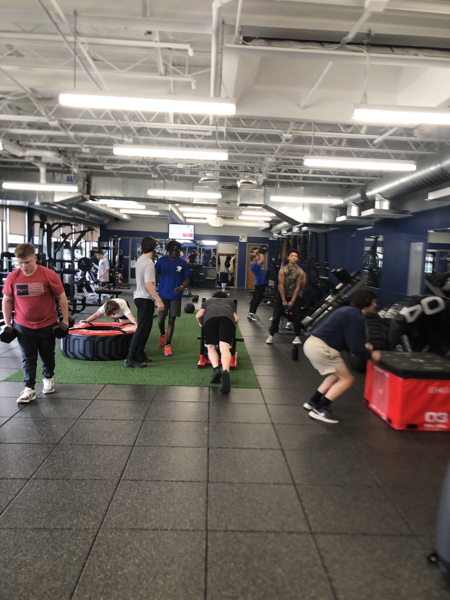 GowPVFootball's tweet image. Yesterday was a great day for a circuit to end the workout 💪
#Panthers2025