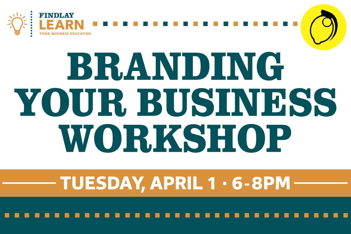 Identify the strengths and weaknesses of your brand at our new Branding Your Business Workshop on Tuesday, April 1! Tickets are $20. Purchase yours today! app.betterunite.com/findlaymarket-…