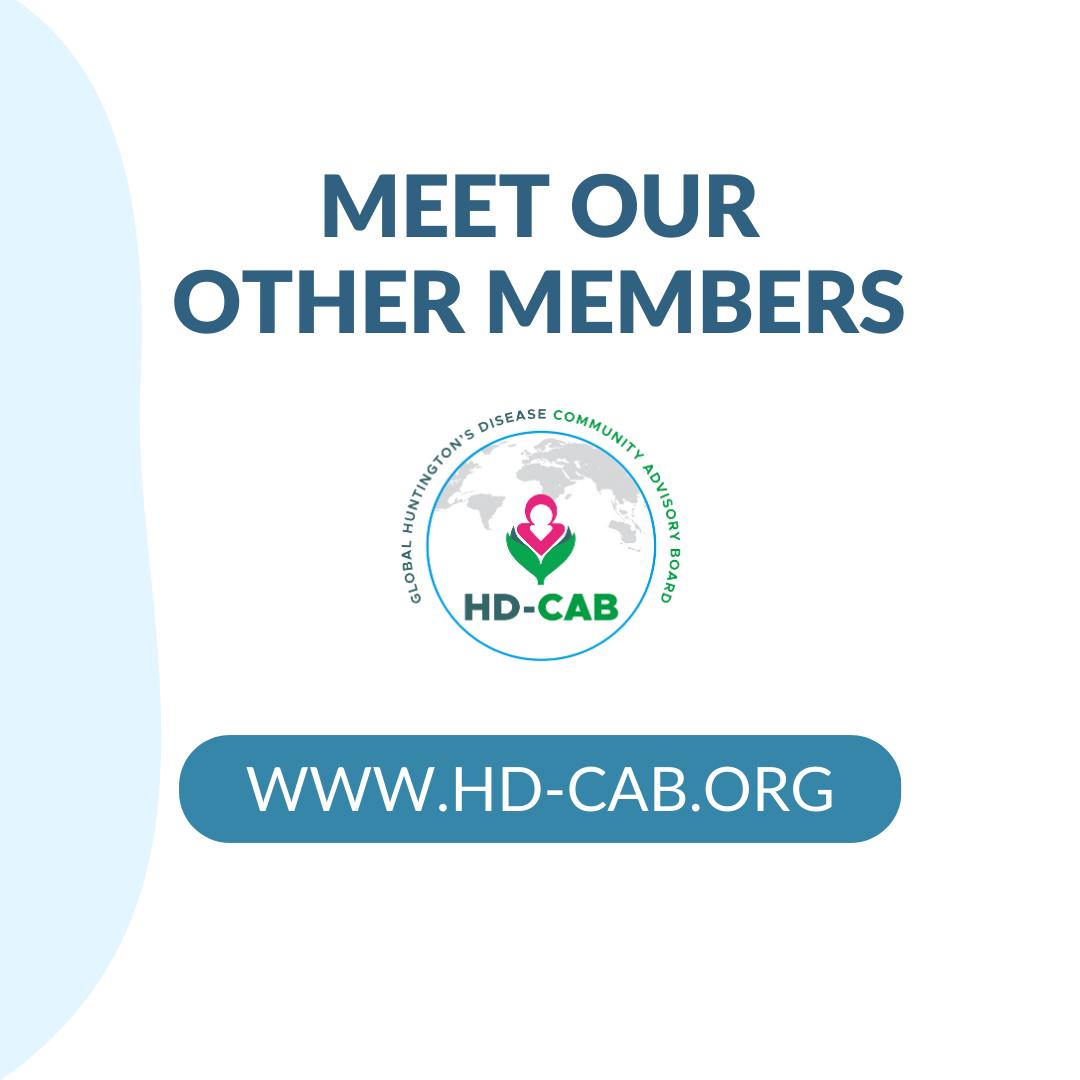 🌎 HD-CAB brings together 40 members from around the world.

✨ Meet Juan Carlos, whose passion for advocacy and personal connection to the HD community drive his commitment to making a difference

🌐 Learn more about HD-CAB at hd-cab.org
