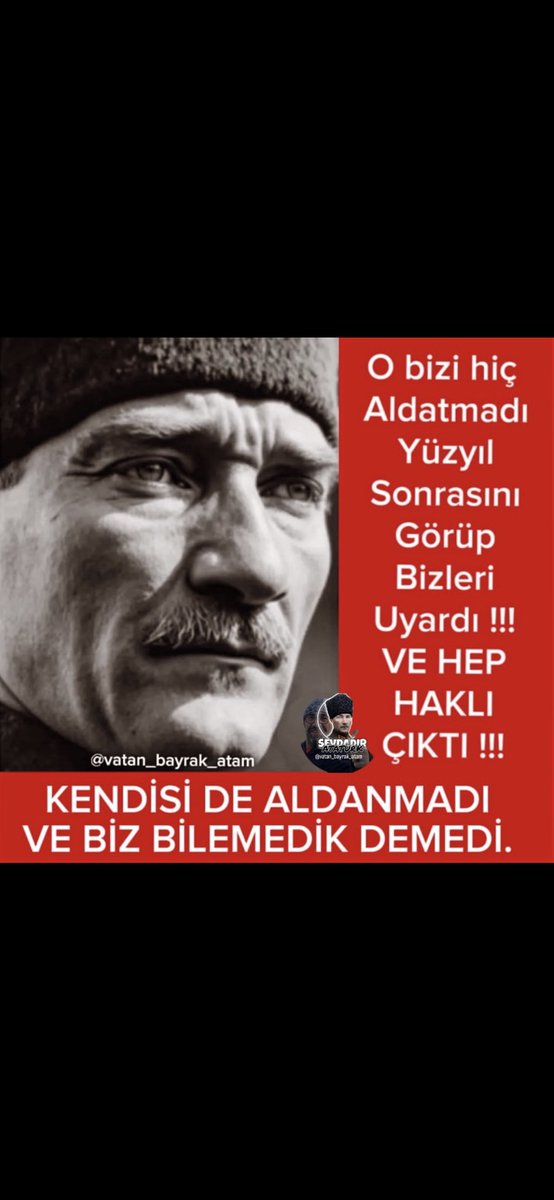 Dünya Lideri MUSTAFA KEMAL ATATÜRK NOKTA !!!

<a href="/farukkockozic/">Faruk Koç 💙</a>
<a href="/Azize_Turkoglu/">🇹🇷Azize TÜRKOĞLU🇹🇷</a> 
<a href="/BalaZeynep26556/">Atatürkçü Yazar ✍️ Zeynep Altınok</a> 
<a href="/ATAISIK_/">ATAKIZ</a> 
@1920Ataturk
<a href="/manolyalayy/">Manolya Alay</a>
 <a href="/inciabatuhan/">İnci</a>
<a href="/Damla48005712/">Su💧🧚‍♀️</a>