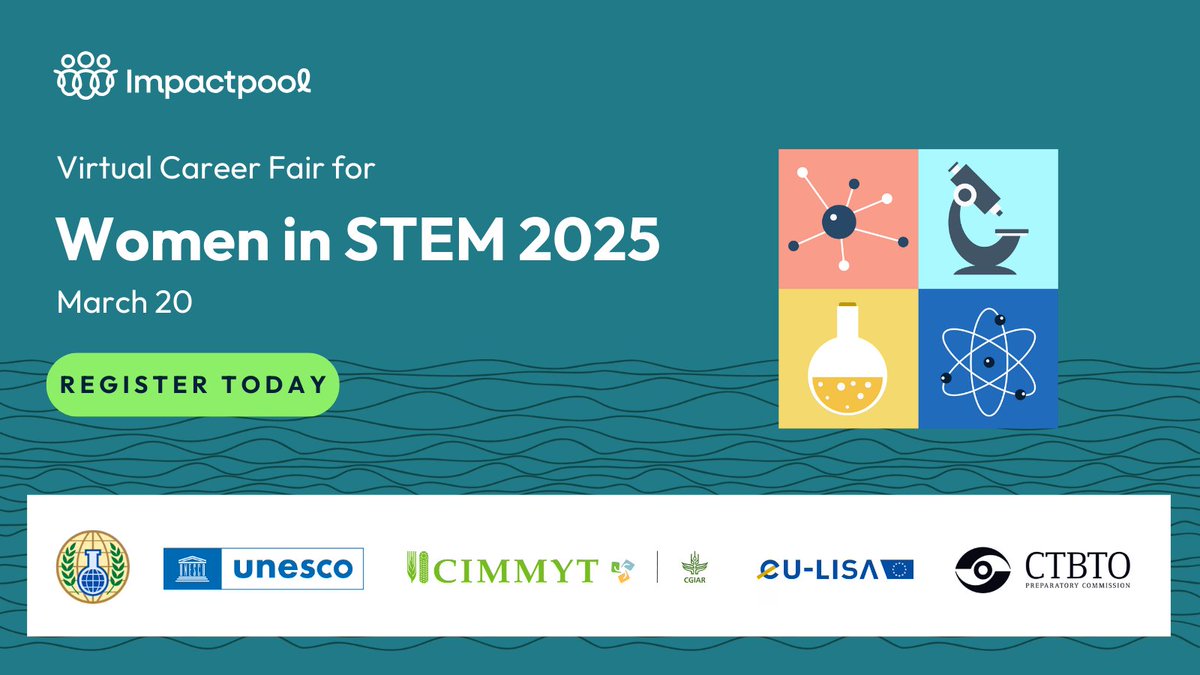 Ready to shape the future of STEM?  

Taking place on March 20 from 11 am CET, this Virtual Career Fair connects talented women professionals with HR representatives from global organizations committed to diversity in STEM. 

Learn more and register today: bit.ly/3QdGmjM