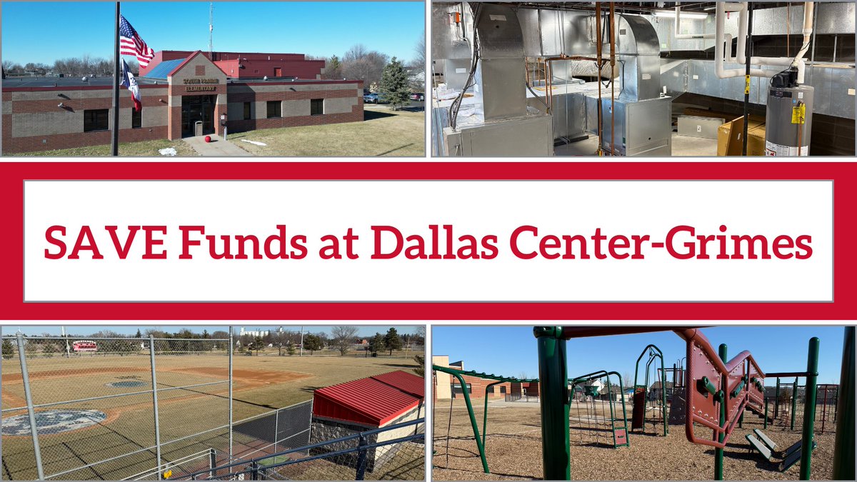 Election Day is five days away!
SAVE Funds have supported renovations at DCG South Prairie Elementary, maintenance at our baseball and softball complexes and playground upgrades across our district.
More info: tinyurl.com/3jzw7dp3