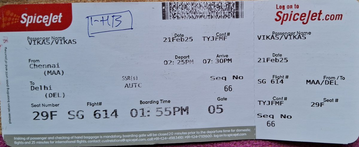 On 21st Feb <a href="/flyspicejet/">SpiceJet</a> asked for ₹5800 to carry my throw chair (essential para sports equipment) on Chennai to Delhi flight SG614.
After 1.5 hours of argument, I had no choice but to leave it at the airport to catch my flight!

<a href="/AjaySingh_SG/">Ajay Singh</a> <a href="/disabledpower/">ADP-Disability India</a> <a href="/MoCA_GoI/">MoCA_GoI</a> <a href="/ANI/">ANI</a>