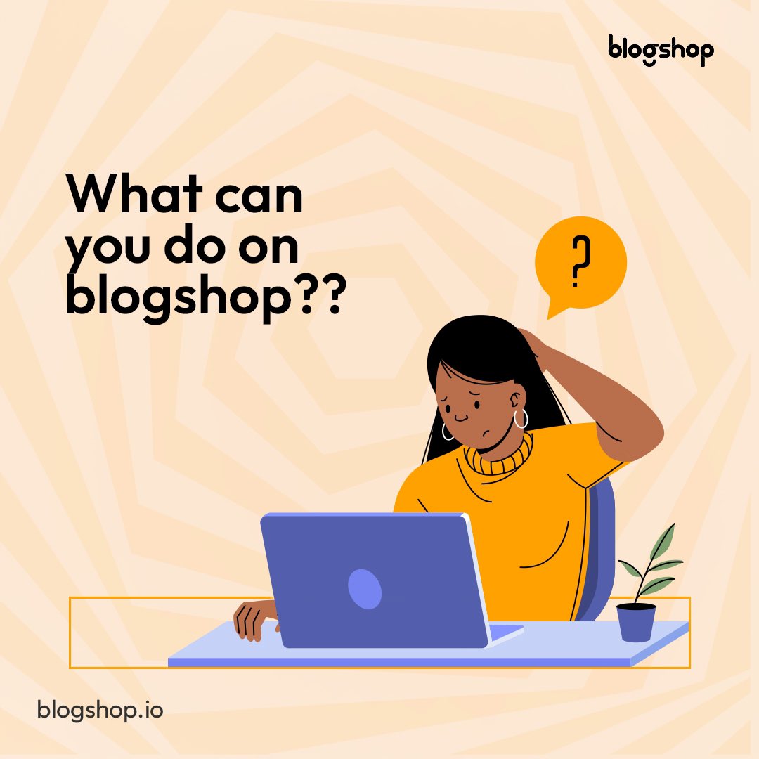 blogshopmedia's tweet image. Blogshop is the perfect space to build, earn, and collaborate with like minded folks 🙂↔️

#blogshop #writer #WritingCommunity