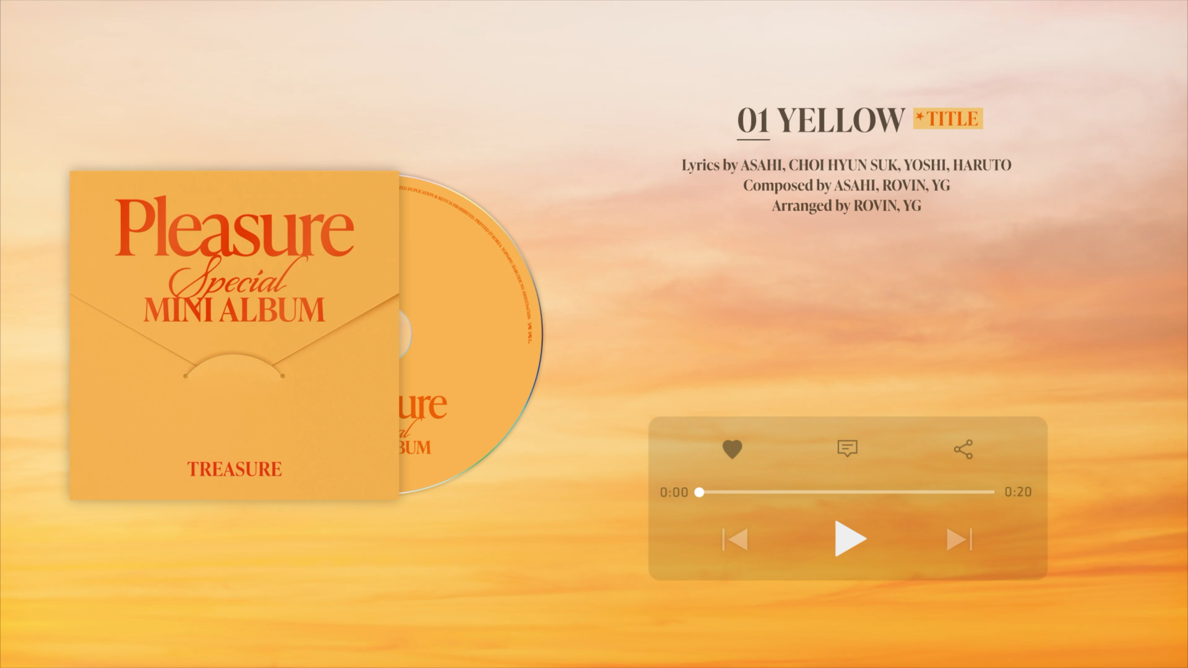 treasure ヨシ トレカ popup 特典（TREASURE Pleasure タワレコ