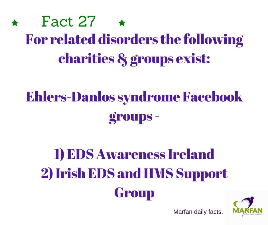Marfan Ireland ๐ฎ๐ช (@marfanireland) on Twitter photo Marfan Syndrome and Ehlers-Danlos Syndrome have a number of symptoms in common. Both are Connective Tissue disorders and considered to be rare diseases.
<a href="/Eds4Ire/">#EDS4IRE #HSD4IRE</a>
<a href="/EDSIreland/">EDSAwarenessIreland</a>
<a href="/EDSawareness1/">EDS Awareness</a>
<a href="/RareDiseasesIE/">Rare Diseases Ireland</a>
<a href="/vascern/">VASCERN</a>
Please LIKE & RT - you'd never know who you could be helping! Marfan Syndrome and Ehlers-Danlos Syndrome have a number of symptoms in common. Both are Connective Tissue disorders and considered to be rare diseases.
<a href="/Eds4Ire/">#EDS4IRE #HSD4IRE</a>
<a href="/EDSIreland/">EDSAwarenessIreland</a>
<a href="/EDSawareness1/">EDS Awareness</a>
<a href="/RareDiseasesIE/">Rare Diseases Ireland</a>
<a href="/vascern/">VASCERN</a>
Please LIKE & RT - you'd never know who you could be helping!