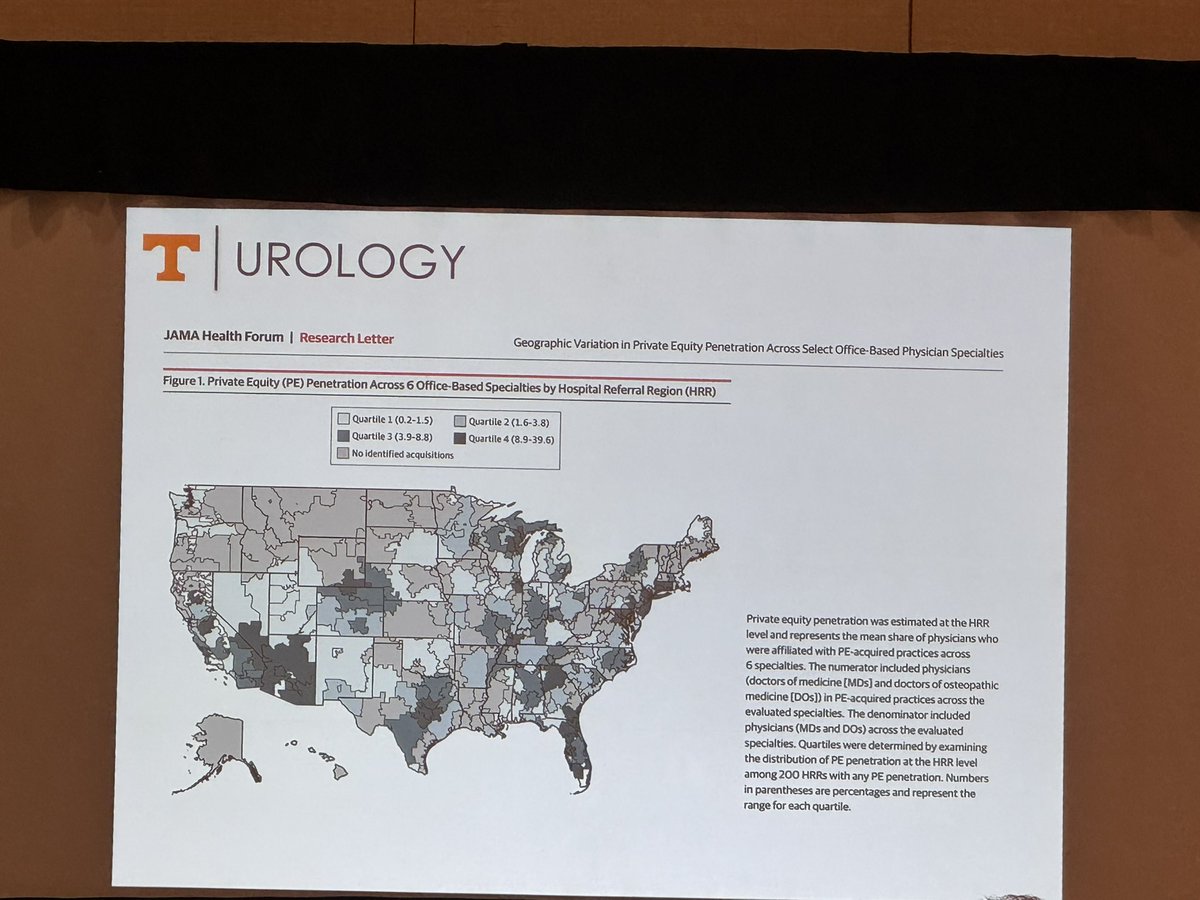 Sevann Helo (@helo_md) on Twitter photo Great talk by Dr.White <a href="/UTKnoxville/">UT Knoxville</a> on PE in Urology:
✔️Strategies of today PE firms use
✔️Healthcare is 20% of US GDP
✔️Penetration of PE varies significantly geographically
<a href="/MayoUrology/">Mayo Clinic Urology</a> #MayoClinicUpdate #SanJuan Great talk by Dr.White <a href="/UTKnoxville/">UT Knoxville</a> on PE in Urology:
✔️Strategies of today PE firms use
✔️Healthcare is 20% of US GDP
✔️Penetration of PE varies significantly geographically
<a href="/MayoUrology/">Mayo Clinic Urology</a> #MayoClinicUpdate #SanJuan