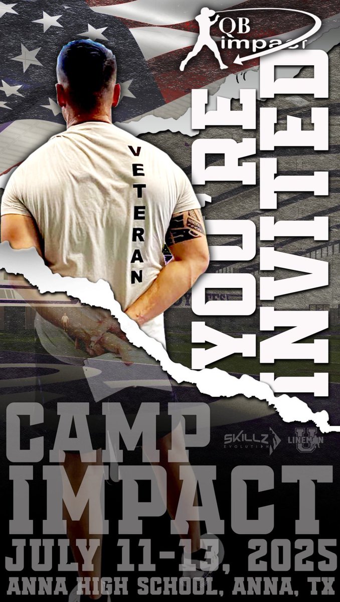 Thank you so much <a href="/QBimpact/">QB Impact</a> and <a href="/CoachGeorge5/">Tom George</a> for the invite! I will be attending!
<a href="/CoachWest00/">Joe West</a> <a href="/Coaching4God/">Heath Ragle</a> <a href="/dakota_heinaman/">Dakota Heinaman</a> <a href="/CoachGarrettSm1/">Coach Garrett Smith</a>