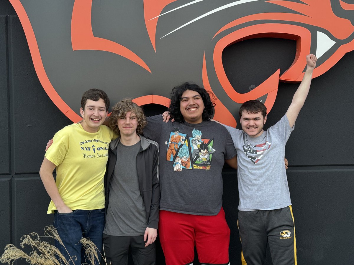 Congrats to our HS Mario Kart team on going to state! They will be competing on March 8th, it will be live streamed at twitch.tv/ogpanteresports