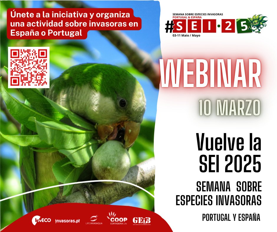 ¡Abierto el plazo de presentación de actividades para #SEI2025! 🌿🔥 Registro aquí: speco.pt/sei
❓ ¿Tienes dudas? Participa en este WEBINAR el 10 de marzo, de 14:00 a 14:30 (PT); 13:00 a 13:30 (ES) Y te lo explicaremos todo. Inscríbete👇 tinyurl.com/SEI2025