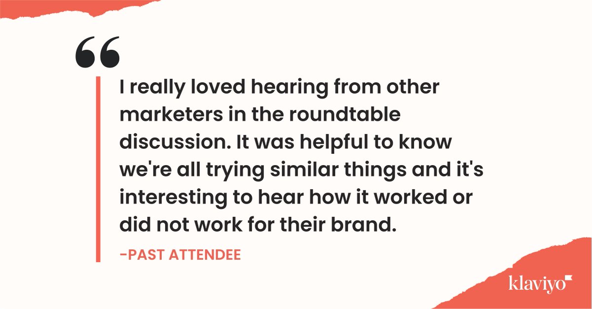 Klaviyo (@klaviyo) on Twitter photo Connect is back on the road—and you won't want to miss out!
Join us for a half day of expert insights, hands-on learning, and networking with top brands and industry leaders.
Upcoming events:
📍 New York City, NY – March 12 (10:00 AM - 3:30 PM)
📍 Austin, TX – March 19 (10:00 Connect is back on the road—and you won't want to miss out!
Join us for a half day of expert insights, hands-on learning, and networking with top brands and industry leaders.
Upcoming events:
📍 New York City, NY – March 12 (10:00 AM - 3:30 PM)
📍 Austin, TX – March 19 (10:00