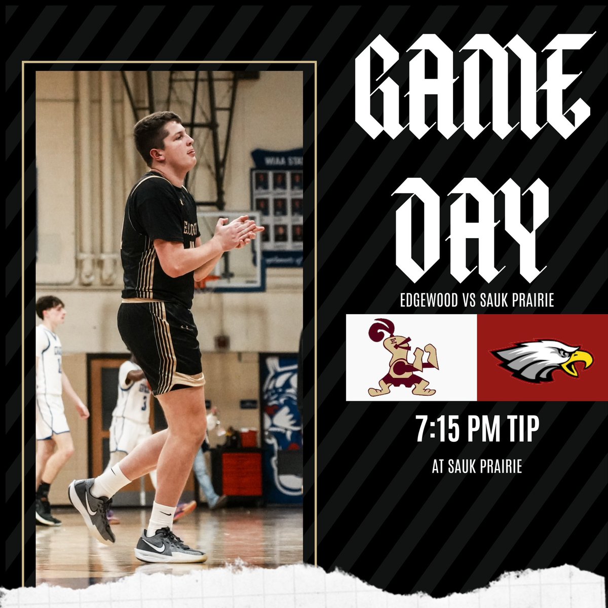 Gameday!

Final Regular Season game of the season. 

🆚 Sauk Prairie Eagles
⏱️ 7:15 PM
🏟️ Sauk Prairie High School