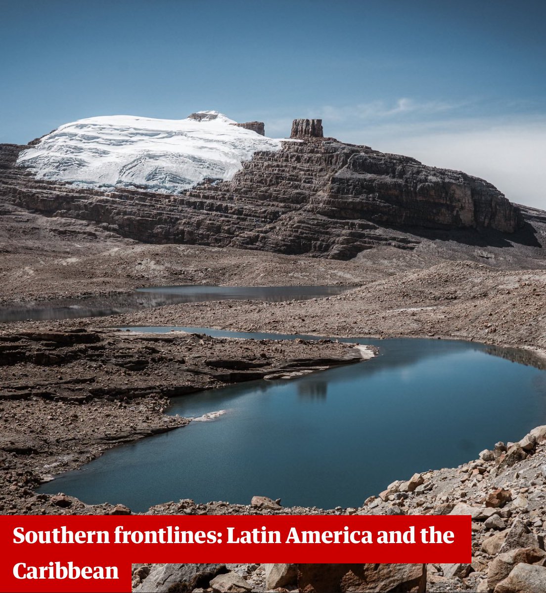 v659154's tweet image. In Sierra Nevada del Cocuy, people have watched the ice fields turn to exposed rock and experts predict these vital water sources could be lost in 30 years #globaleffects