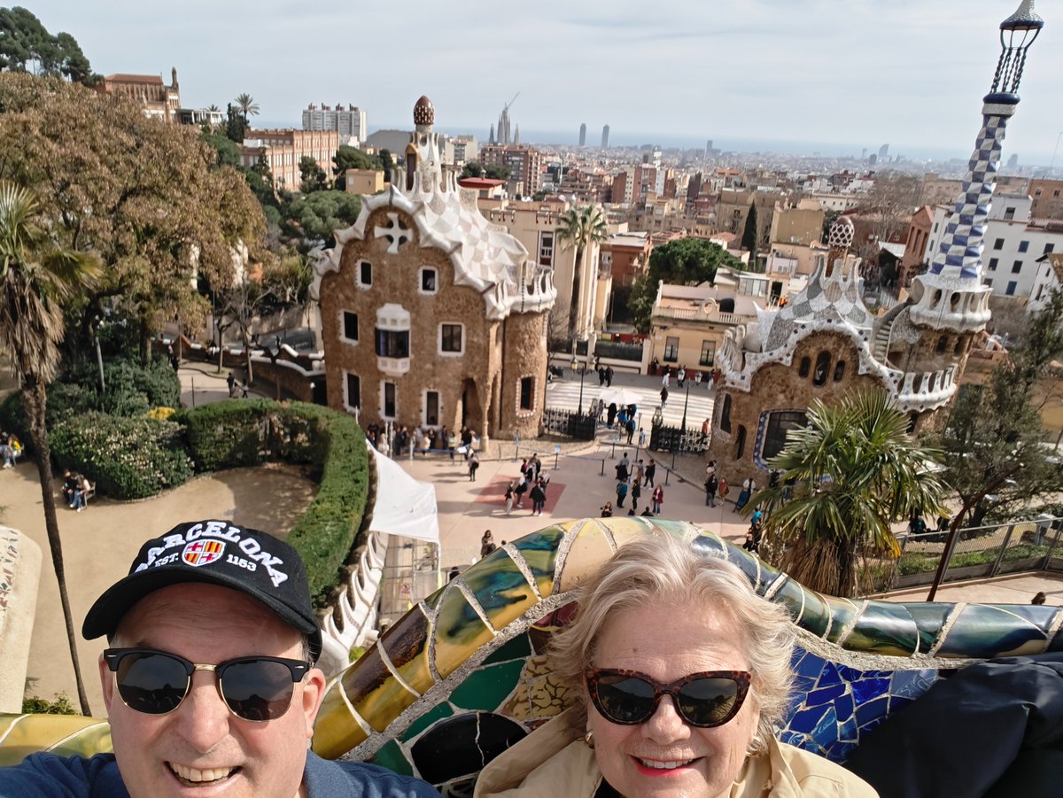 At Gaudi's Park Guell, Barcelona 

#MWC25 #Barcelona