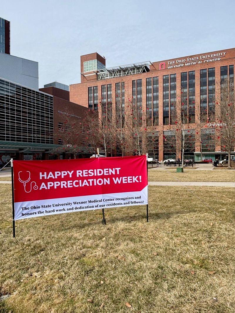 Ohio State Internal Medicine Residency (@ohiostateimres) on Twitter photo Happy Resident Appreciation Week! We truly cannot thank our residents enough for all they do!! ❤️
<a href="/OSUWexMed/">The Ohio State University Wexner Medical Center</a> <a href="/OSUMedPedsRes/">Ohio State Med-Peds Residency</a> <a href="/OSUCCC_James/">The James</a> Happy Resident Appreciation Week! We truly cannot thank our residents enough for all they do!! ❤️
<a href="/OSUWexMed/">The Ohio State University Wexner Medical Center</a> <a href="/OSUMedPedsRes/">Ohio State Med-Peds Residency</a> <a href="/OSUCCC_James/">The James</a>
