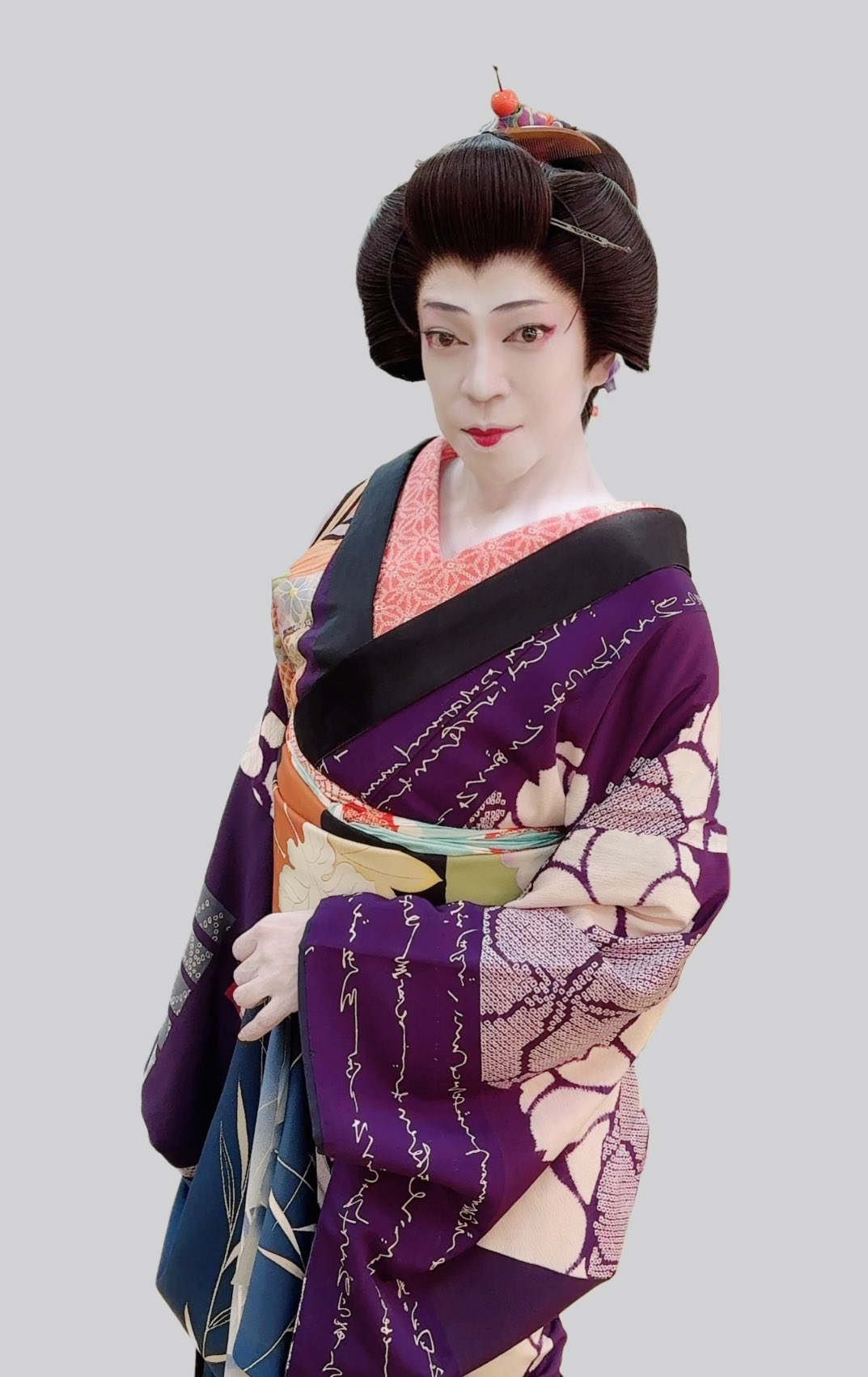 竜宮舞をんな だらり帯 『乱れ扇に胡蝶』