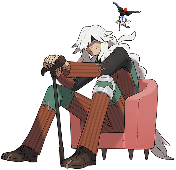 Pokekalos's tweet photo. Artwork de AZ qui possède l’Hôtel Z dans Légendes Pokémon : Z-A https://t.co/I78pl3wpWt