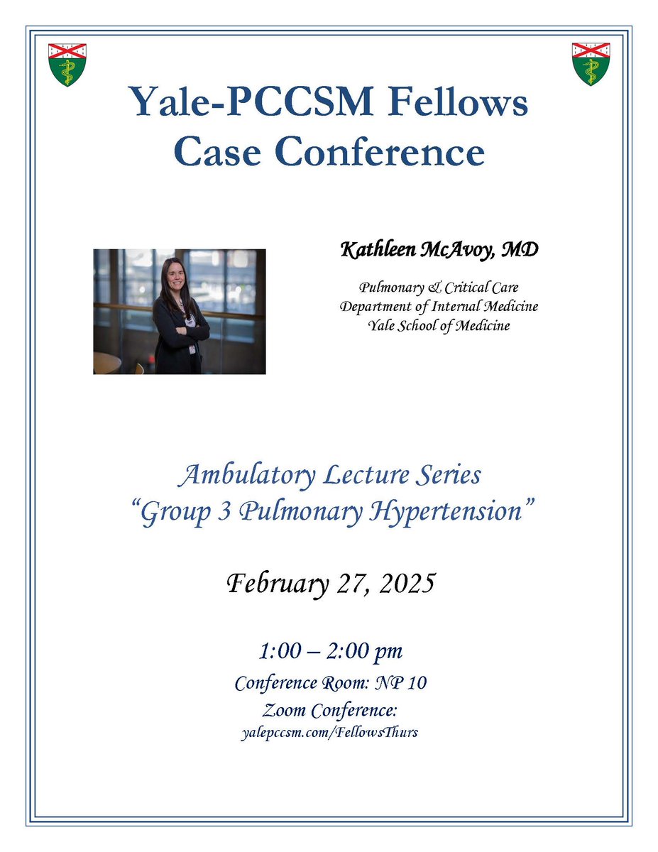 Yale PCCSM (@yalepccsm) on Twitter photo It's a little gloomy today in New Haven, but some educational conferences will surely brighten the day 🌞
WEEKLY RESEARCH CONFERENCE
🕛12pm
🥼Brienne Miner, MD, MHS <a href="/SleepinBeautyMD/">Brienne Miner</a>
💭Using Quantitative and Qualitative Methods to Study Sleep Deficiency in Older Adults
📍TAC S447 It's a little gloomy today in New Haven, but some educational conferences will surely brighten the day 🌞
WEEKLY RESEARCH CONFERENCE
🕛12pm
🥼Brienne Miner, MD, MHS <a href="/SleepinBeautyMD/">Brienne Miner</a>
💭Using Quantitative and Qualitative Methods to Study Sleep Deficiency in Older Adults
📍TAC S447