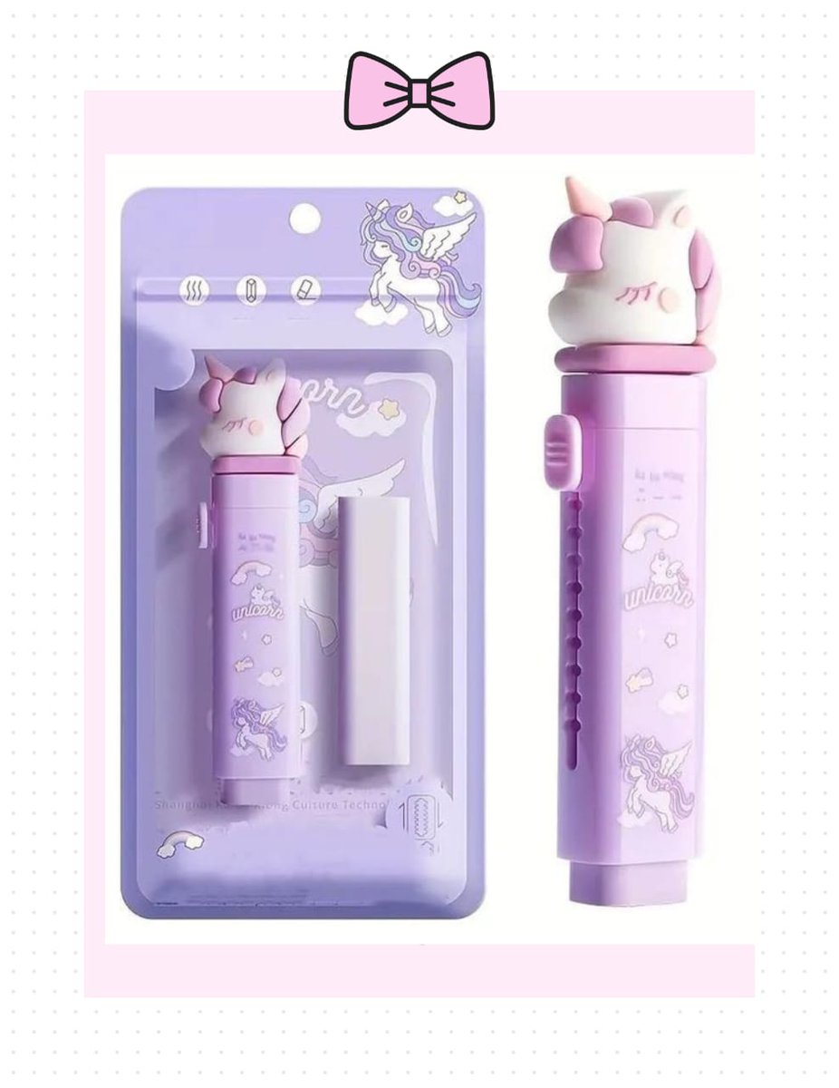 omstationery21's tweet image. Kawaii eraser ✨🦄 
#kawaiistationery #CuteEssentials #unicornmagic