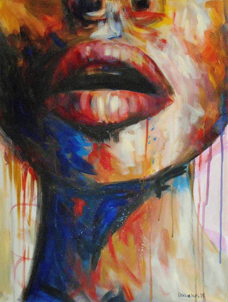loadsoftea's tweet image. The contour of her parted lips 
an innocent invitation 
to a sinful kiss

#vss365 #contour 

🎨 Her Mouth by Jennifer Doehring