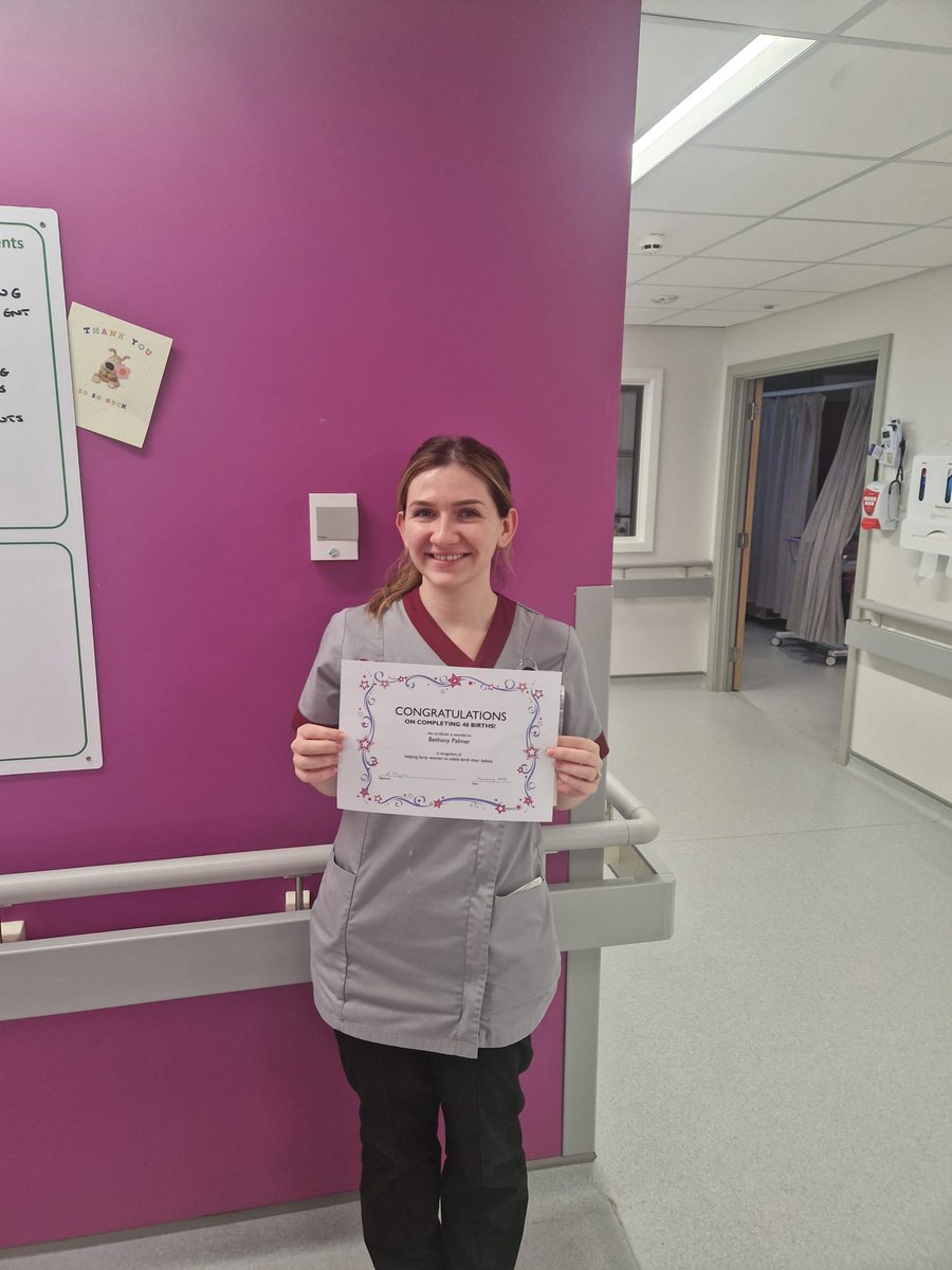 Congratulations to Beth and Kellie who have reached their 40 births and are approaching the end of their RN to RM course. Beth and Kellie are our first cohort of registered nurses to complete the MSc degree in midwifery  👏