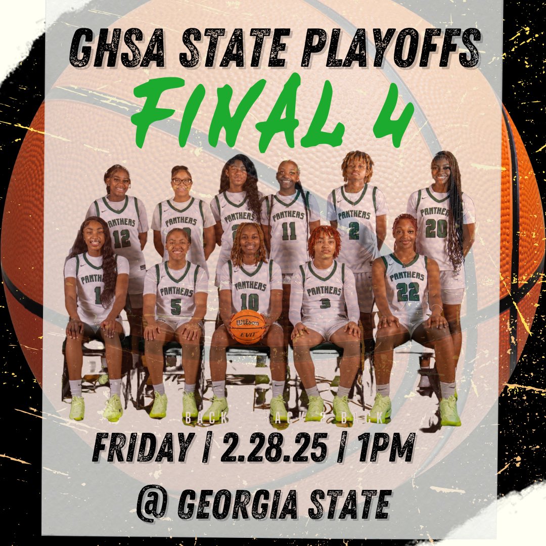 🚨 TOMORROW ‼️ TOMORROW 🚨 

⛹🏽‍♀️FINAL 4️⃣‼️

⏰ 1PM ‼️@ GEORGIA STATE‼️

It’s #AHughesDeal 💚 #PantherPride
