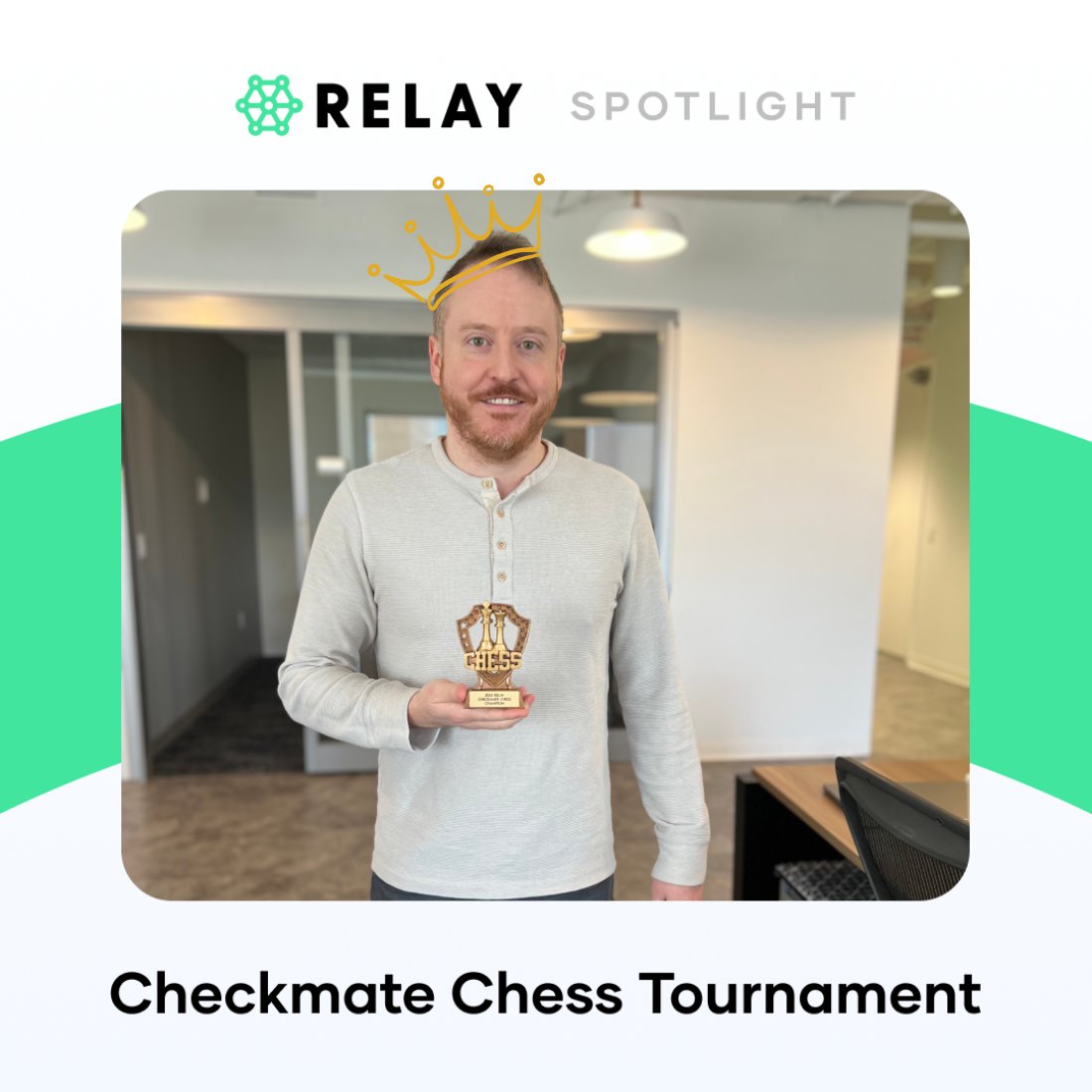 Relay Payments (@relaypayments) on Twitter photo Check & mate! That's a wrap on our 1st-ever <a href="/RelayPayments/">Relay Payments</a> Chess Tournament, where we saw pawns fall, knights vanquished, and PED team members rule the day. Congrats to all our players, but a particularly big cheer for Jack Giannini who took home the crown!
#LifeAtRelay Check & mate! That's a wrap on our 1st-ever <a href="/RelayPayments/">Relay Payments</a> Chess Tournament, where we saw pawns fall, knights vanquished, and PED team members rule the day. Congrats to all our players, but a particularly big cheer for Jack Giannini who took home the crown!
#LifeAtRelay