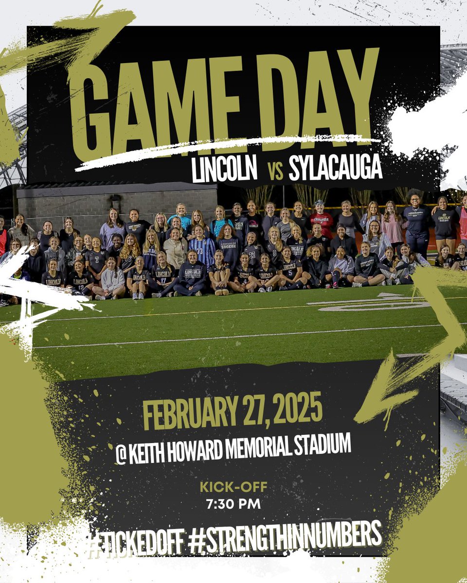 Coach Bailey (@coachbailey19) on Twitter photo 🚨 GAME DAY🚨
⚽️ TALLADEGA COUNTY CHAMPIONSHIP
🏟️ @ KEITH HOWARD MEMORIAL STADIUM
⏰ 7:30 PM | Kick-Off
🆚 Sylacauga
🐻⬇️
#TickedOffSoccer #StrengthInNumbers <a href="/ghilltide/">Griffin Hill</a> @BaileyMath8 <a href="/CoachButter1/">Jessica Butterworth</a> <a href="/jbailey_97/">Jack Bailey</a> <a href="/lincolnhs/">Lincoln HS</a> <a href="/TCBOE_SPORTS/">TCBOE SPORTS</a> <a href="/duff_bio/">Coach Duff</a> 🚨 GAME DAY🚨
⚽️ TALLADEGA COUNTY CHAMPIONSHIP
🏟️ @ KEITH HOWARD MEMORIAL STADIUM
⏰ 7:30 PM | Kick-Off
🆚 Sylacauga
🐻⬇️
#TickedOffSoccer #StrengthInNumbers <a href="/ghilltide/">Griffin Hill</a> @BaileyMath8 <a href="/CoachButter1/">Jessica Butterworth</a> <a href="/jbailey_97/">Jack Bailey</a> <a href="/lincolnhs/">Lincoln HS</a> <a href="/TCBOE_SPORTS/">TCBOE SPORTS</a> <a href="/duff_bio/">Coach Duff</a>