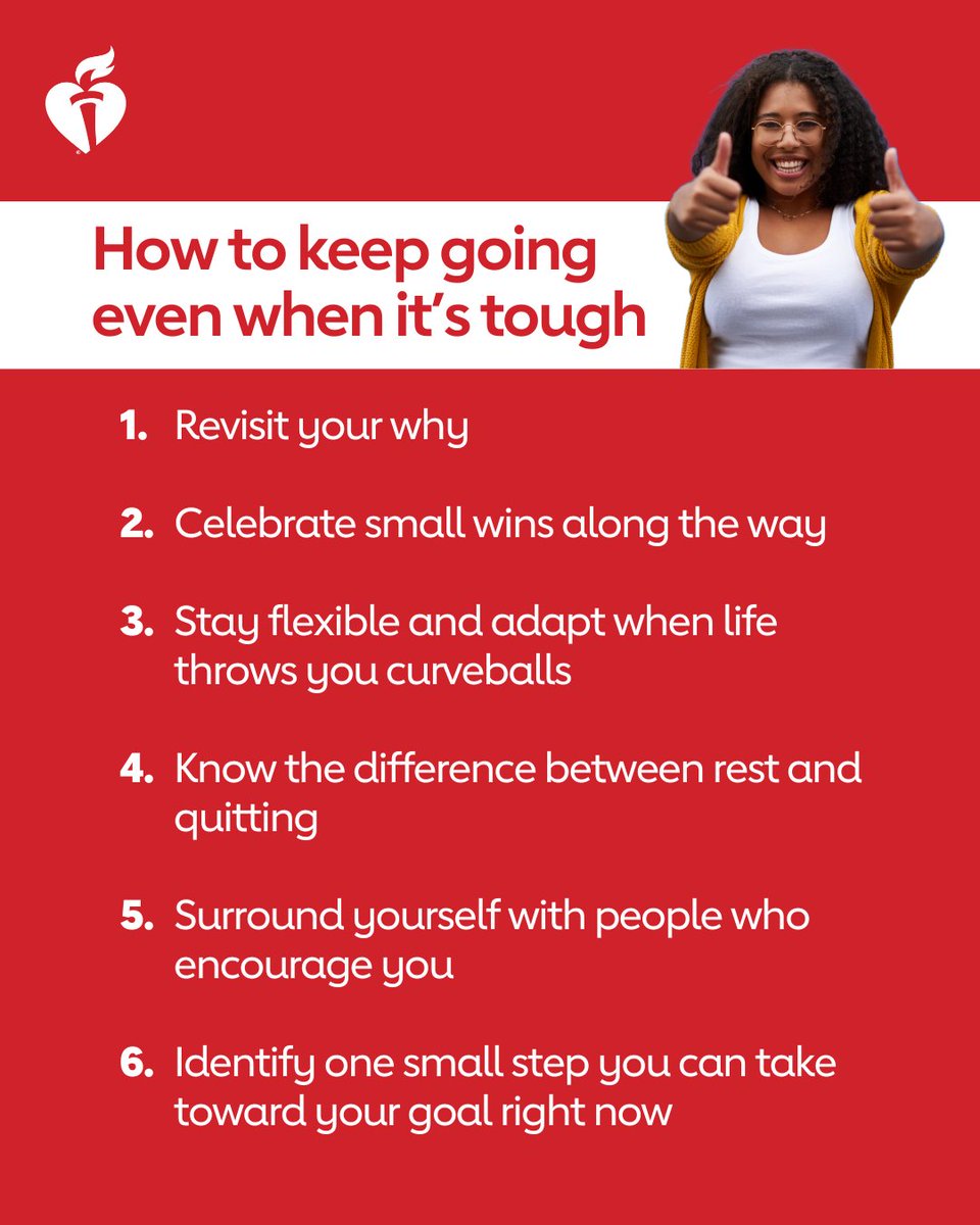 Setbacks are a normal part of the change process. If you stumble or fall, give yourself some grace. When you’re ready, dust yourself off and keep on going.