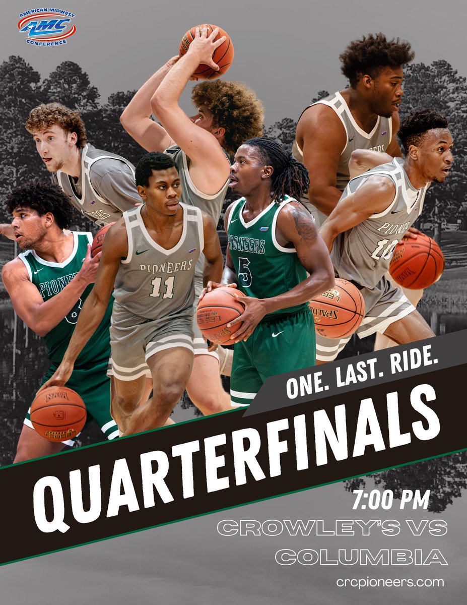Pioneer Basketball GAMEDAY! The #6 seed Pioneers take on the #3 seed Cougars of Columbia College tonight in the American Midwest Conference Tournament Quarterfinals. Tip-off is scheduled for 7:00 PM #GoPioneers 

Here is a link to the Livestream: columbiacougars.com/sports/2022/8/…