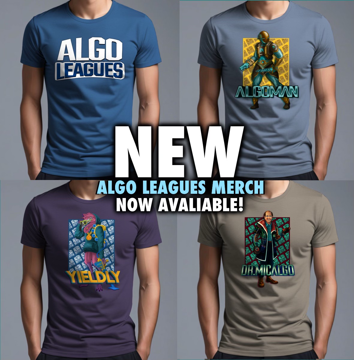 3BUXStudios.algo (@3buxstudios) on Twitter photo Get your exclusive <a href="/AlgoLeagues/">AlgoLeagues.Algo</a> merch at 3buxgallery.com/algo-leagues/
A Play to (L)Earn NFT story on Algorand.
Are you a Hero or a Villain?
Find out Now!
Portion of all sales goes back to support Algo Leagues!
❤️ & ♻️ 🙏
DM for merch for your project?
#AlgoLeagues #Algo #AlgoFam Get your exclusive <a href="/AlgoLeagues/">AlgoLeagues.Algo</a> merch at 3buxgallery.com/algo-leagues/
A Play to (L)Earn NFT story on Algorand.
Are you a Hero or a Villain?
Find out Now!
Portion of all sales goes back to support Algo Leagues!
❤️ & ♻️ 🙏
DM for merch for your project?
#AlgoLeagues #Algo #AlgoFam