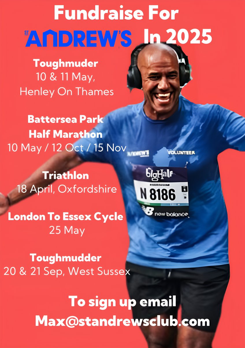 St Andrew's Club SW1 (@standrewsyc) on Twitter photo You can support St Andrew's by taking on a challenge and fundraising for the Club. Your hard work will help raise funds to support vulnerable children. See the full list of events below. If your interested in taking part or have questions please email max@standrewsclub.com You can support St Andrew's by taking on a challenge and fundraising for the Club. Your hard work will help raise funds to support vulnerable children. See the full list of events below. If your interested in taking part or have questions please email max@standrewsclub.com