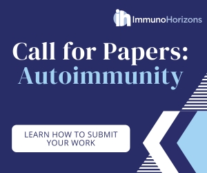 ImmunoHorizons invites manuscript submissions for a Special Series on Autoimmunity. This collection will showcase cutting-edge research and offers an opportunity for authors to share impactful findings. 

For more information visit ow.ly/1SBP50V6Rok