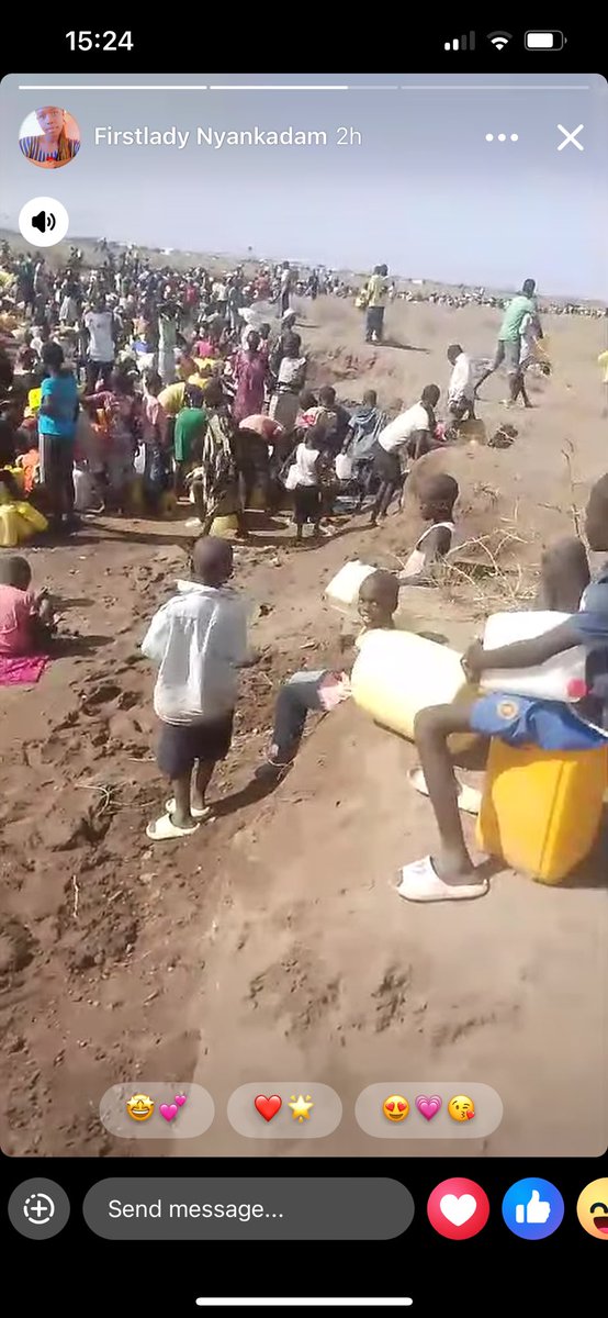 Kakuma and kalobayei refugee camp has been without water for an extended period, forcing children to leave school in search of water. Desperate for drinking water, they are digging into the dry river,heartbreaking reality.#impactofUSAD <a href="/DRSKenya/">Department of Refugee Services</a> <a href="/Refugees/">UNHCR, the UN Refugee Agency</a> <a href="/UNHCR_Kenya/">UNHCR KENYA</a> <a href="/WFP/">World Food Programme</a>