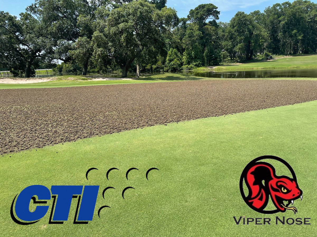 Viper Nose Mini Quads are now $12/each. Head on over to ceresturf.com/tines/quad/vip… to see what Viper tines can do for you!