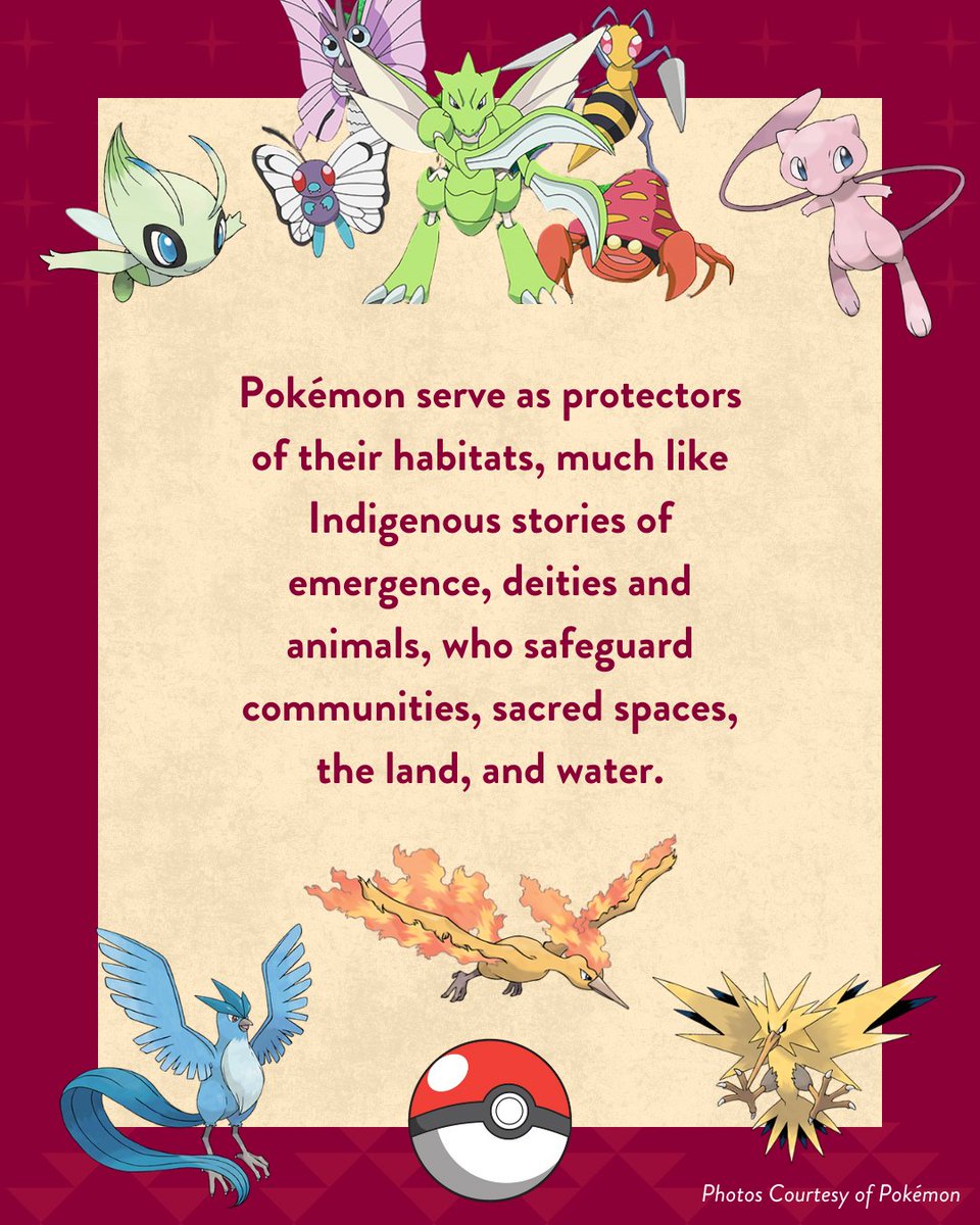 IllumiNative's tweet image. In Pokémon, every creature has a story, a spirit, and a deep connection to nature, just like Indigenous cultures. This #NationalPokémonDay, we celebrate the intersection of pop culture &amp;amp; Indigenous storytelling, amplifying Native voices &amp;amp; representation.