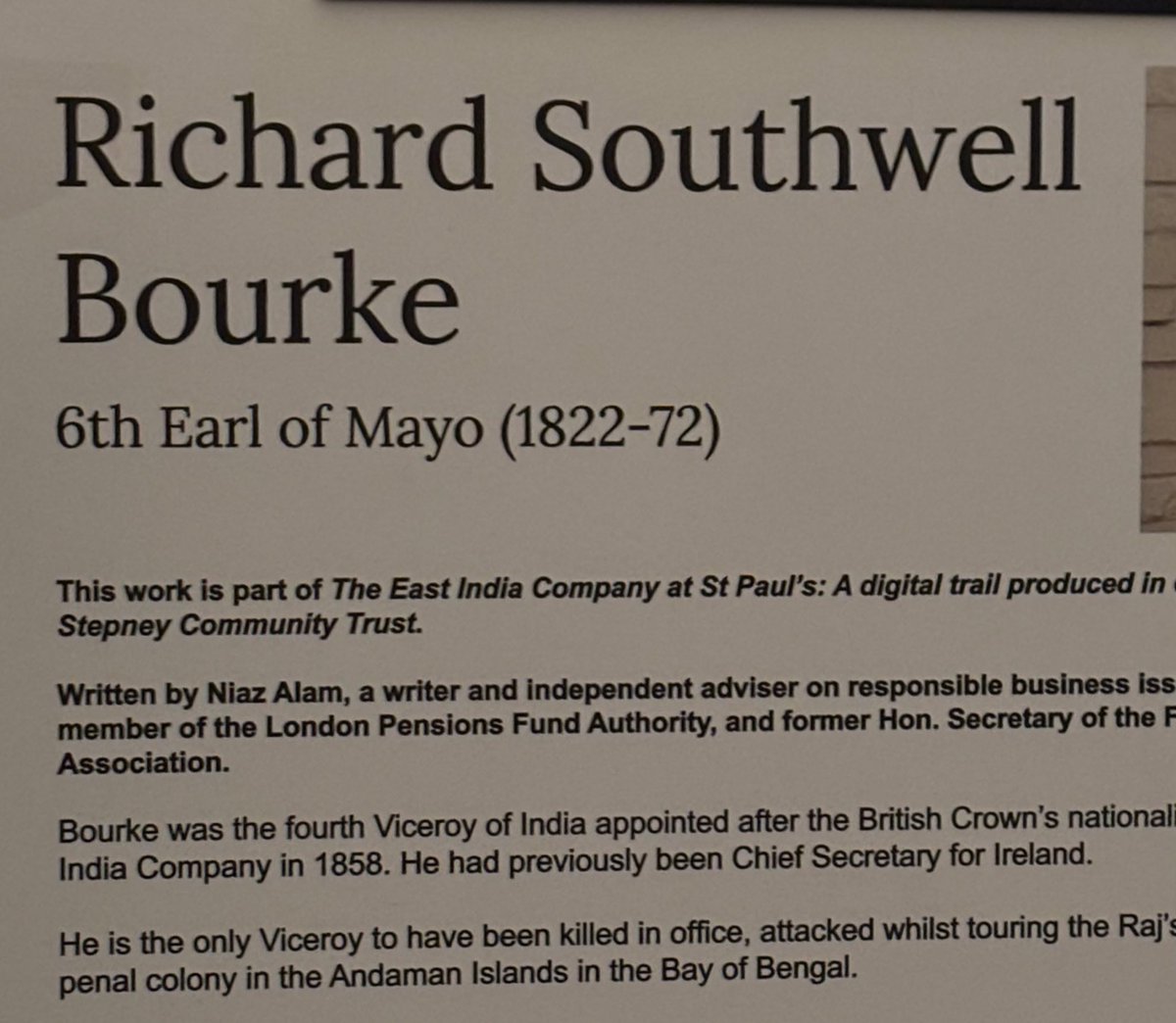 I hope he was friends with the Earl of Sandwich