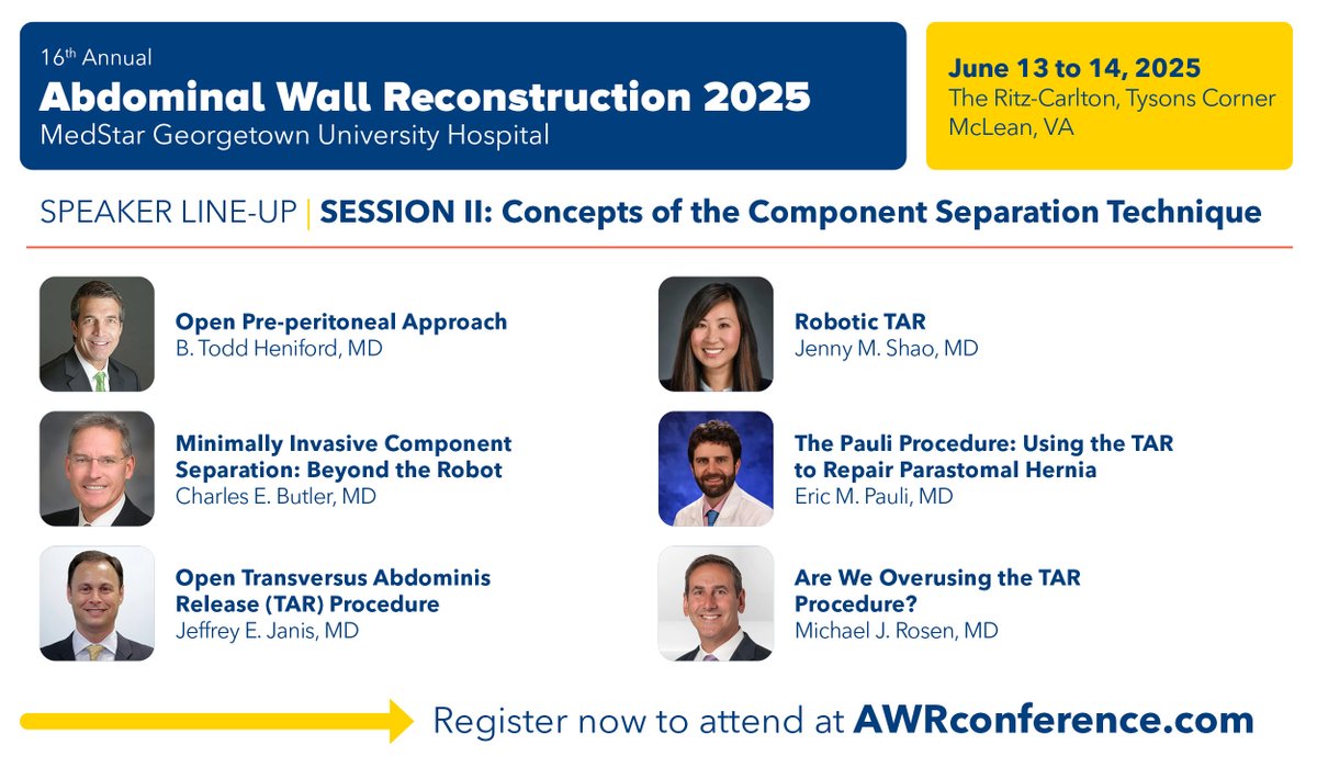 AWRConference's tweet image. 🌟 Meet the Experts: Session II Speakers! We’re thrilled to introduce the esteemed faculty for Session II: Concepts of the Component Separation Technique. Don't miss this session as we kick off the day with a jam-packed schedule of education! Register  awrconference.com
