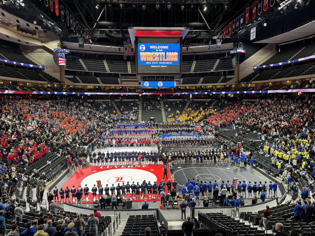 Minnesota State High School League (@mshsl) on Twitter photo Welcome to Day 1 of the Wrestling State Tournament at the <a href="/XcelEnergyCtr/">Xcel Energy Center</a> Championships in three enrollment classes will be earned today. Good luck to all teams. Welcome to Day 1 of the Wrestling State Tournament at the <a href="/XcelEnergyCtr/">Xcel Energy Center</a> Championships in three enrollment classes will be earned today. Good luck to all teams.