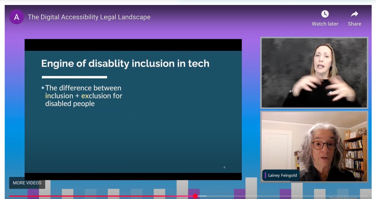 dequesystems's tweet image. “Digital accessibility is the engine of disability inclusion in tech. It’s the difference between inclusion and exclusion for disabled people. And it’s the intentional practices that make that inclusion happen.” - @LFLegal, Disability Rights Lawyer deque.com/axe-con/sessio… #axecon