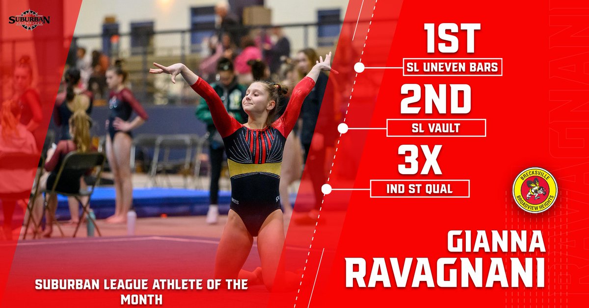Congratulations to Gianna Ravagnani-- Suburban League Athlete of the Month in January! <a href="/bbhathletics/">BEES ATHLETICS</a>