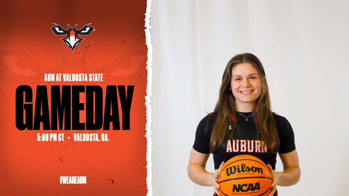 On the road at Valdosta State!

📺 flosports.link/405pIch
📊 vstateblazers.com/sidearmstats/w…

#WeAreAUM