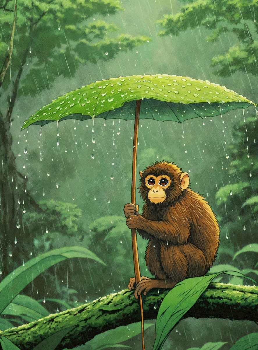 Magnific has done it again! 🔥

With Structure Reference, you can restyle any image while keeping key details.

Here are 7 wild examples (prompts in the ALTs) 🧵

1. Monkey Sheltering - Traditional Anime☔️

👈 Original - Mystic SR👉
