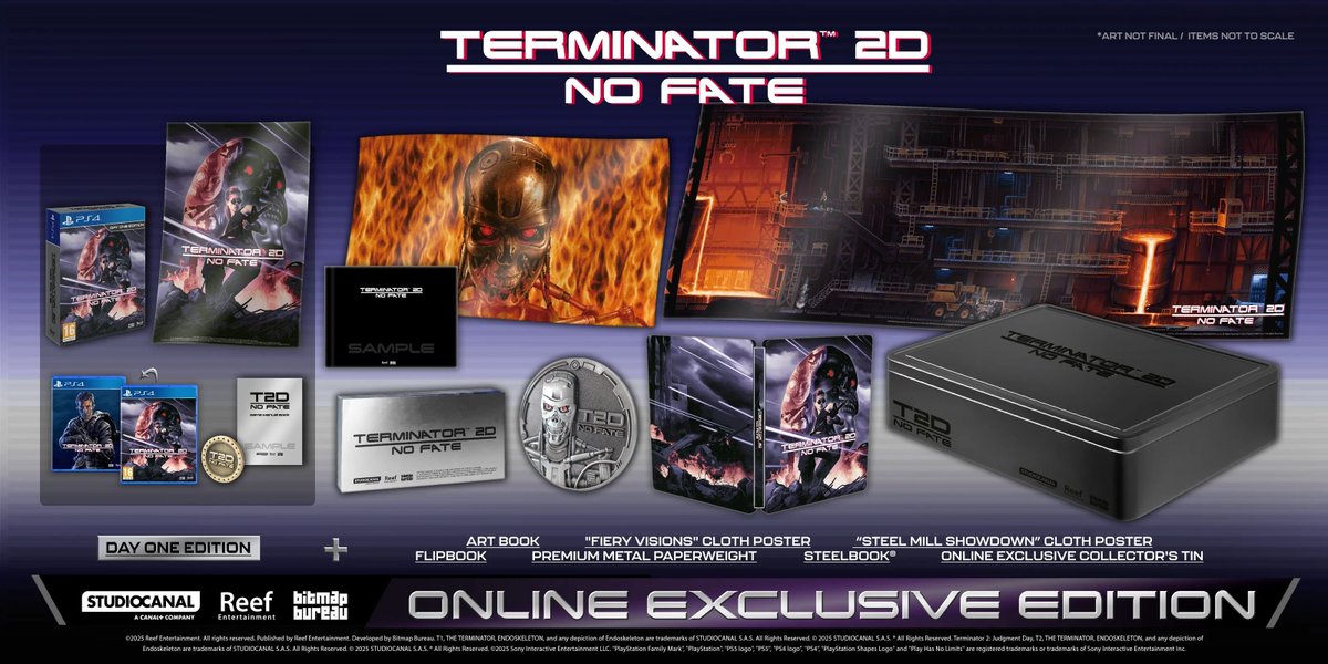 GeekVibesNation's tweet image. #Terminator2DNoFate Online Exclusive Edition