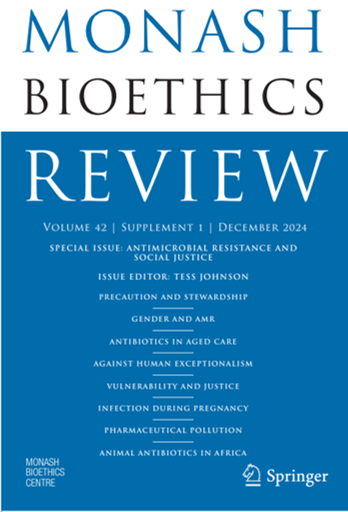 Ethox Centre (@ethox_centre) on Twitter photo New special issue of the Monash #Bioethics Review - edited by <a href="/Ethox_Centre/">Ethox Centre</a> <a href="/GblBioethics/">Oxford-Johns Hopkins Global Health Ethics</a> <a href="/PSIOxford/">Pandemic Sciences Institute</a> colleague <a href="/drtessjohnson/">Tess Johnson @drtessjohnson.bsky.social</a> - brings together a collection of articles focusing on the theme of Antimicrobial Resistance #AMR and social #justice.
🔽🔽
link.springer.com/journal/40592/… New special issue of the Monash #Bioethics Review - edited by <a href="/Ethox_Centre/">Ethox Centre</a> <a href="/GblBioethics/">Oxford-Johns Hopkins Global Health Ethics</a> <a href="/PSIOxford/">Pandemic Sciences Institute</a> colleague <a href="/drtessjohnson/">Tess Johnson @drtessjohnson.bsky.social</a> - brings together a collection of articles focusing on the theme of Antimicrobial Resistance #AMR and social #justice.
🔽🔽
link.springer.com/journal/40592/…